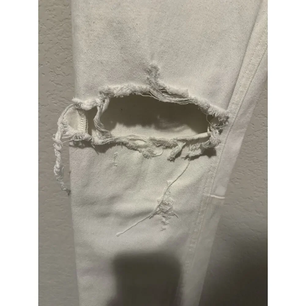 EUC Fear of God Fourth Collection White Skinny Jeans